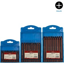 HAS - TEC S2 Ph2 Manyetik Bits Vidalama Ucu Seti (50MM / 75MM / 100MM)