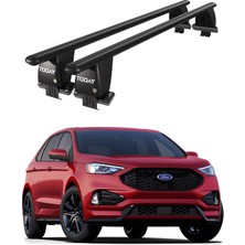 Today Auto Royal Ford Edge (2016 ve Sonrası) Uyumlu Siyah Ara Atkı Port Bagaj Tavan Barı