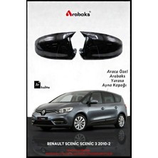Arabaks Renault Scenic Scenic 3 2010-2 Yarasa Ayna Kapağı 2'li Takım (Batman Tip, Dayanıklı Malzeme, Kolay Montaj)