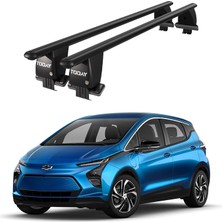 Today Auto Royal Chevrolet Bolt (2016 ve Sonrası) Uyumlu Siyah Ara Atkı Port Bagaj Tavan Barı