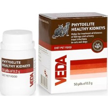 Veda Healthy Kidneys Tablet 50'li Kedi Köpek Böbrek Sağlığı Bitkisel Takviyesi