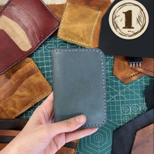 Cüzdan -Hakiki Deri -El Dikişi -Kişiye Özel Basklılı