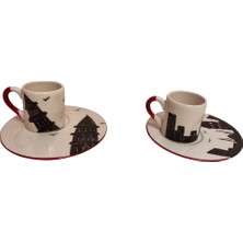 Atelier Keramik Kahve Fincanı Istanbul Silüet