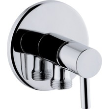 Karen Banyo Angle Valve Glayor Taharet Musluğu, Krom, Cisa 44564