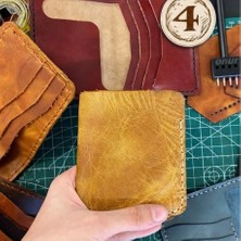 Cüzdan -Hakiki Deri -El Dikişi- Kişiye Özel Baskılı