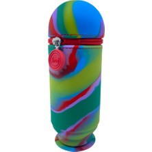 Serve Hoop-Up Kalem Çantası Ebruli