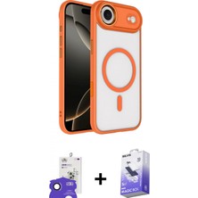 İlk El Grup Ieg™ iPhone 17 Air Kıvılcım Prime - Siyah Bilvis 5in1 5d Magic Hayalet Cam Ekran Koruyucu + Siyah Bilvis Titan Kamera Lens