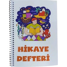 heptex A5 Boyutunda 50 Kitaplık Hikaye Özet Defteri 1 Adet Renkli Kapak Tasarımı