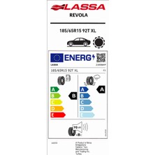 Lassa 185/65R15 88H Revola Oto Yaz 2026
