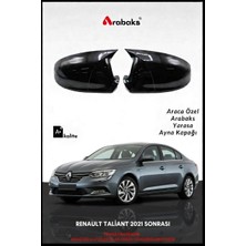Arabaks Renault Taliant 2021 Sonrası Yarasa Ayna Kapağı 2'li Takım (Batman Tip, Dayanıklı Malzeme, Kolay Montaj)