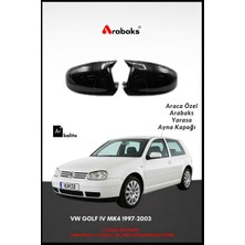 Arabaks Vw Golf Iv Mk4 1997-2003 Yarasa Ayna Kapağı 2'li Takım (Batman Tip, Dayanıklı Malzeme, Kolay Montaj)