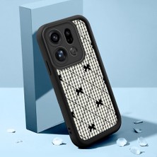HONTINGA Oppo Find X9 Pro 5g ile Uyumlu Kılıfı Düşüme Önleyici Basitlik Anti Düşme Kamera Korumali Şirin Çizgili Siyah Desen Yumuşak Silikon Telefon Kılıfı Kadın ve Erkek Için Uygundur K2-0457