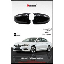Arabaks Renault Talisman Sd 2015 Yarasa Ayna Kapağı 2'li Takım (Batman Tip, Dayanıklı Malzeme, Kolay Montaj)