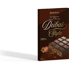 Chocovia Dubai Style Fındıklı ve Kadayıflı Sütlü Çikolata (100 Gr)- Dubai Çikolatası