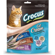 Crocus Çoklu Somon Karides & Karides & Yengeç Kedi Ödülü 30X15GR