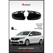 Arabaks Dacıa Lodgy 2012-2021 Yarasa Ayna Kapağı 2'li Takım (Batman Tip, Dayanıklı Malzeme, Kolay Montaj)