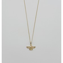 Mavika Jewellery 14K Gold Plated Wings Kolye