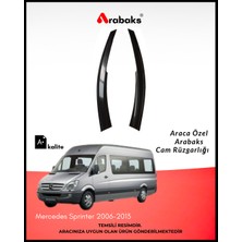 Arabaks Mercedes Sprinter 2006-2013 Cam Rüzgarlığı 2'li Takım (Mugen Tip, Dayanıklı Malzeme, Kolay Montaj)