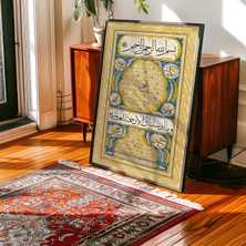 Pegziz Hilye-I Şerif Dini Çerçeveli Tablo Islami Dini Tablo