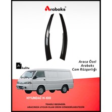 Arabaks Hyundai H-100 Minibüs Cam Rüzgarlığı 2'li Takım (Mugen Tip, Dayanıklı Malzeme, Kolay Montaj)