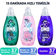 Omo Sıvı Deterjan 1480ML Siyahlar + Kötü Koku Karşıtı Beyaz ve Renkliler + Sensitive Beyaz&renkliler