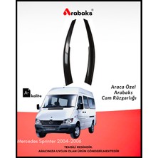 Arabaks Mercedes Sprinter 2004-2006 Cam Rüzgarlığı 2'li Takım (Mugen Tip, Dayanıklı Malzeme, Kolay Montaj)