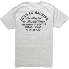 T-Shirt - Milan Address Pocket *gri* / Deus