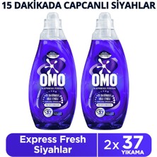 Omo Express Fresh Capcanlı Siyahlar 1480 ml X2