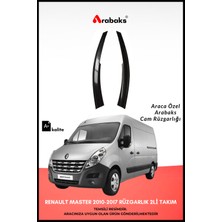 Arabaks Renault Master 2010-2017 Cam Rüzgarlığı 4'lü Takım (Mugen Tip, Dayanıklı Malzeme, Kolay Montaj)