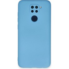 Alkar Ticaret Xiaomi Redmi Note 9 Kılıf Nano Içi Kadife Silikon - Mavi