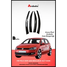 Arabaks Vw Polo 2009-2013 Cam Rüzgarlığı 4'lü Takım (Mugen Tip, Dayanıklı Malzeme, Kolay Montaj)