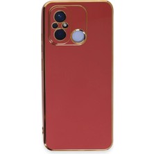 Alkar Ticaret Xiaomi Redmi 12C Kılıf Volet Silikon - Kırmızı