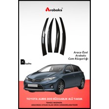 Arabaks Toyota Auris 2013 Cam Rüzgarlığı 4'lü Takım (Mugen Tip, Dayanıklı Malzeme, Kolay Montaj)