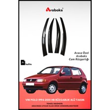 Arabaks Vw Polo Hb 1994-2001 Cam Rüzgarlığı 4'lü Takım (Mugen Tip, Dayanıklı Malzeme, Kolay Montaj)