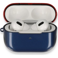 Alkar Ticaret Airpods 3 (3.nesil) 3in1 Kılıf - Lacivert-Kırmızı