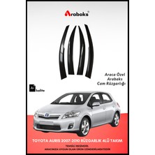 Arabaks Toyota Auris 2007-2010 Cam Rüzgarlığı 4'lü Takım (Mugen Tip, Dayanıklı Malzeme, Kolay Montaj)
