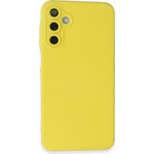 Alkar Ticaret Samsung Galaxy A15 4g Kılıf Nano Içi Kadife Silikon - Sarı