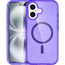 Alkar Ticaret Iphone 16 Plus Kılıf  Magsafe Kapak - Mor