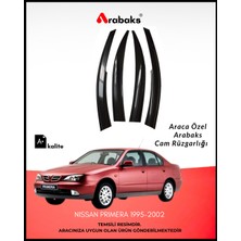 Arabaks Nissan Primera 1995-2002 Cam Rüzgarlığı 4'lü Takım (Mugen Tip, Dayanıklı Malzeme, Kolay Montaj)