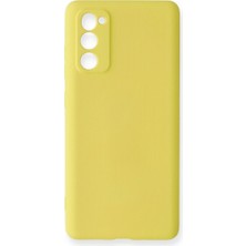 Alkar Ticaret Samsung Galaxy S20 Fe Kılıf Nano Içi Kadife Silikon - Sarı