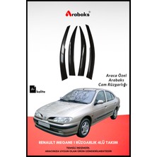 Arabaks Renault Megane 1 Cam Rüzgarlığı 4'lü Takım (Mugen Tip, Dayanıklı Malzeme, Kolay Montaj)