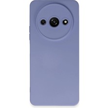 Alkar Ticaret Xiaomi Redmi A3 4g Kılıf Nano Içi Kadife Silikon - Lila