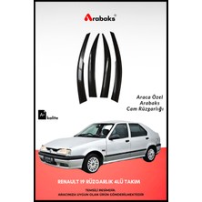 Arabaks Renault 19 Cam Rüzgarlığı 4'lü Takım (Mugen Tip, Dayanıklı Malzeme, Kolay Montaj)