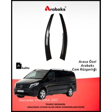 Arabaks Mercedes Vito 2004-2017 Cam Rüzgarlığı 2'li Takım (Mugen Tip, Dayanıklı Malzeme, Kolay Montaj)