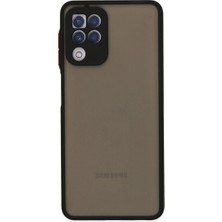 Alkar Ticaret Samsung Galaxy A22 Kılıf Montreal Silikon Kapak - Siyah