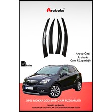 Arabaks Opel Mokka 2013-2019 Cam Rüzgarlığı 4'lü Takım (Mugen Tip, Dayanıklı Malzeme, Kolay Montaj)