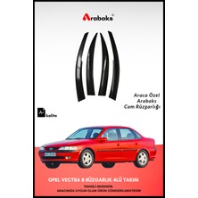 Arabaks Opel Vectra B Cam Rüzgarlığı 4'lü Takım (Mugen Tip, Dayanıklı Malzeme, Kolay Montaj)