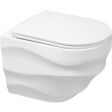 Lena Asma Klozet Parlak Beyaz