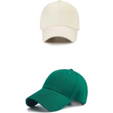 Ritagarcia Unisex 2’li Set Basic Beyzbol Şapkası - Ayarlanabilir Pamuklu Cap Paketi