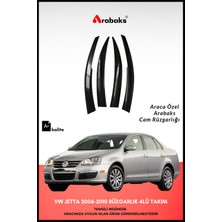 Arabaks Vw Jetta 2006-2010 Cam Rüzgarlığı 4'lü Takım (Mugen Tip, Dayanıklı Malzeme, Kolay Montaj)